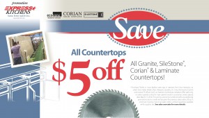 Save $5 off on All Countertops